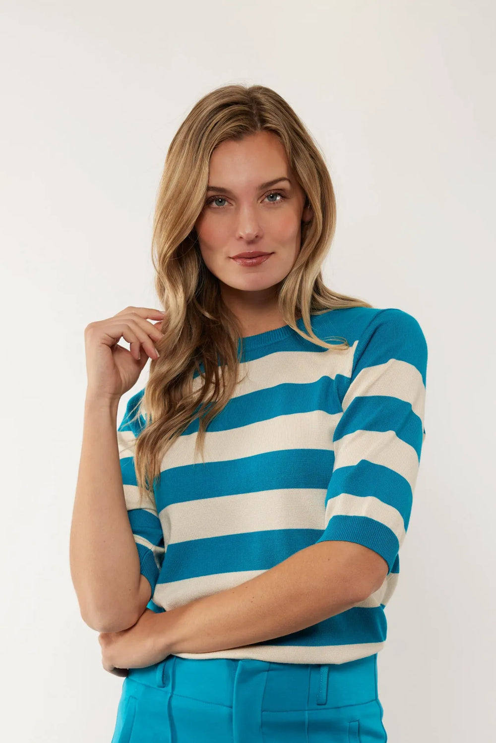 Bermuda Blue/Ecru