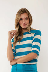 Bermuda Blue/Ecru