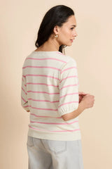Wool White/Pretty Pink