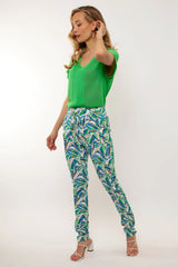 Offwhite/Apple Green