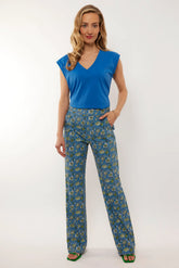 Cornflower Blue/Yellow Green