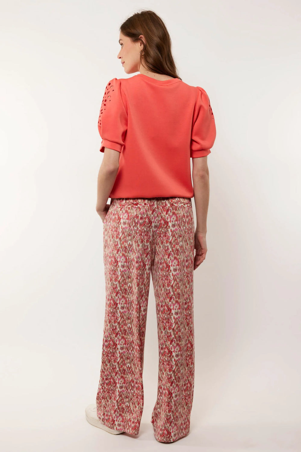 Offwhite/Bright Coral