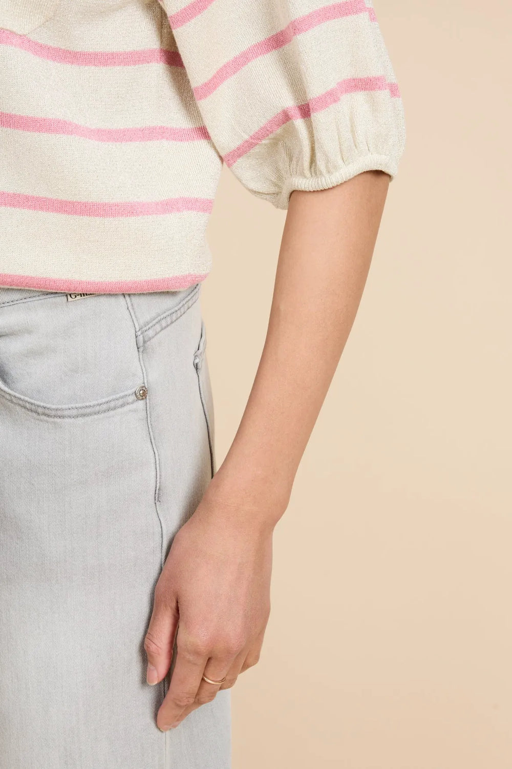 Wool White/Pretty Pink